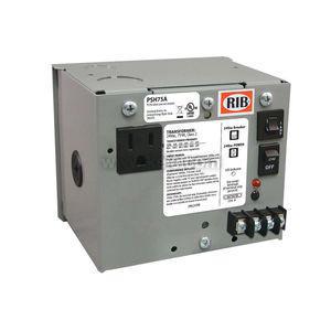 PSH75A | Functional Devices | Enclosed Single 75VA multi-tap  480/277/240/208/120 to 24 Vac, UL Class 2 Power Supply