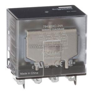2x Relè IDEC RH4B-L AC120V - 4PDT 10A 120VAC A Spina - Made In Japan